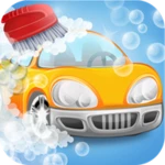 car wash android application logo